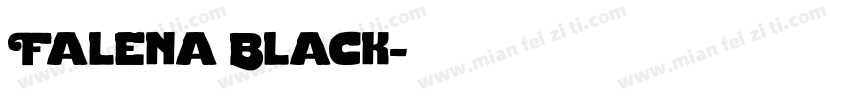 Falena Black字体转换